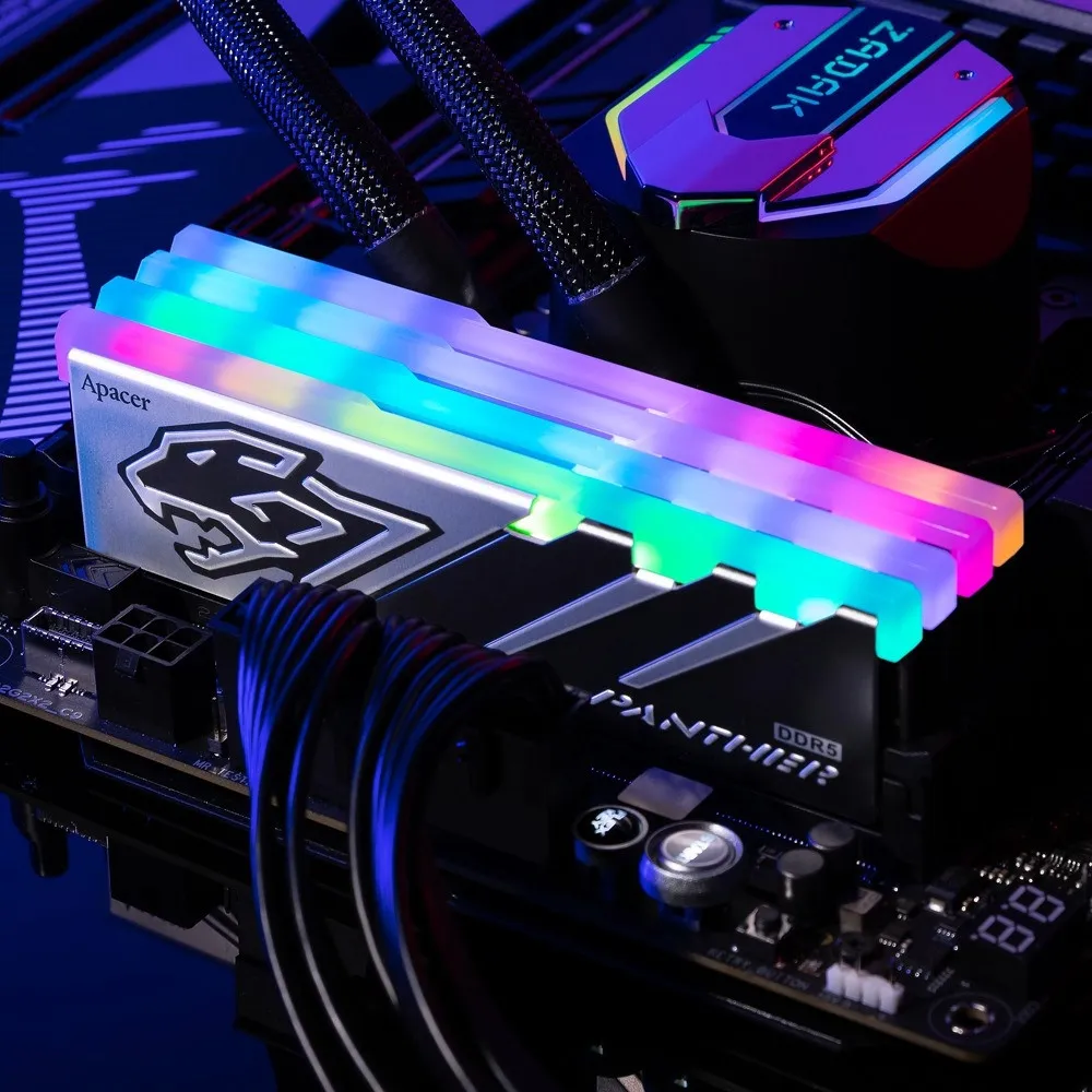 Оперативна памʼять Apacer Panther RGB DDR5 32GB 2x16GB 5600MHz (AH5U32G56C5229BAA-2) — фото 4
