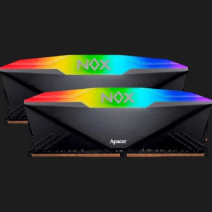 Оперативная память Apacer NOX RGB DDR4 16GB 2x8GB 3200MHz (AH4U16G32C28YNBAA-2)