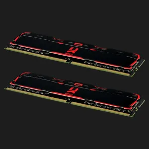 Оперативная память Goodram Iridium X DDR4 32GB 2x16GB 3200MHz (IR-X3200D464L16A/32GDC)