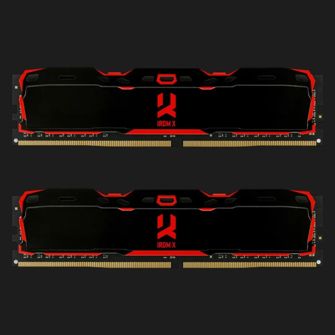 Оперативна памʼять Goodram Iridium X DDR4 32GB 2x16GB 3200MHz (IR-X3200D464L16A/32GDC)