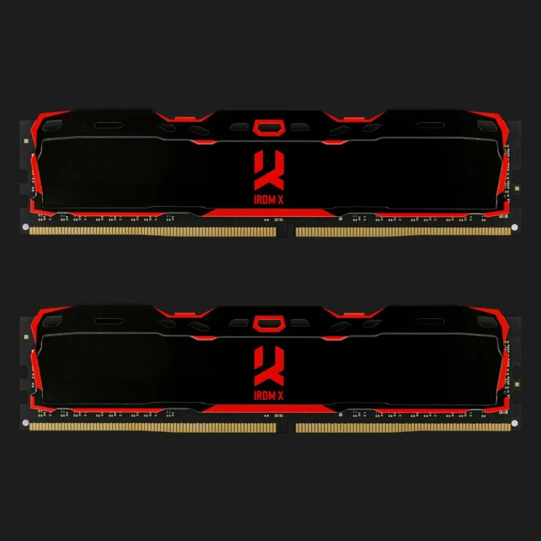 Оперативна памʼять Goodram Iridium X DDR4 32GB 2x16GB 3200MHz (IR-X3200D464L16A/32GDC)