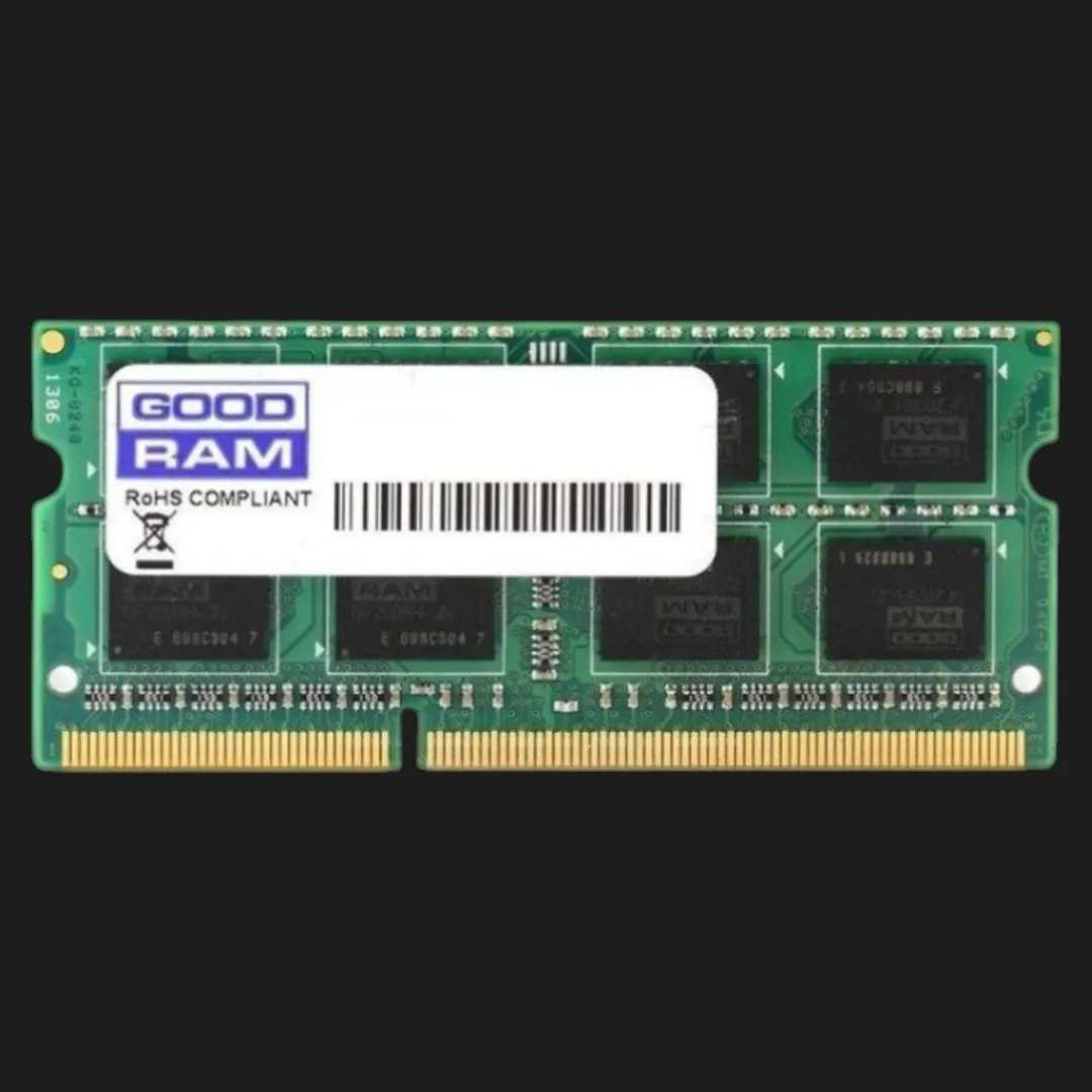 Оперативна памʼять Goodram SO-DIMM DDR4 8GB 1x8GB 2400MHz (GR2400S464L17S/8G)