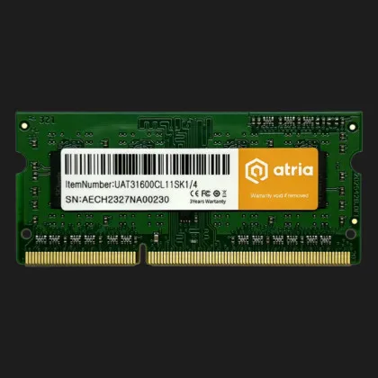 Оперативная память ATRIA DDR3 4GB 1x4GB 1600MHz (UAT31600CL11SK1/4)