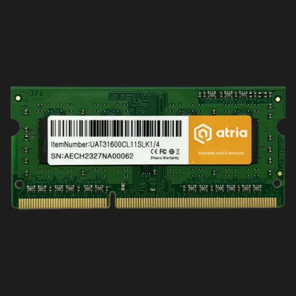 Оперативная память ATRIA DDR3 4GB 1x4GB 1600MHz (UAT31600CL11SLK1/4)