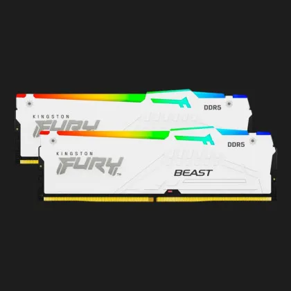 Оперативная память Kingston Fury Beast RGB DDR5 32GB 2x16GB 6400MHz (KF564C32BWEAK2-32)