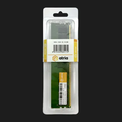 Оперативная память ATRIA DDR4 8GB 1x8GB 2666MHz (UAT42666CL19K1/8)