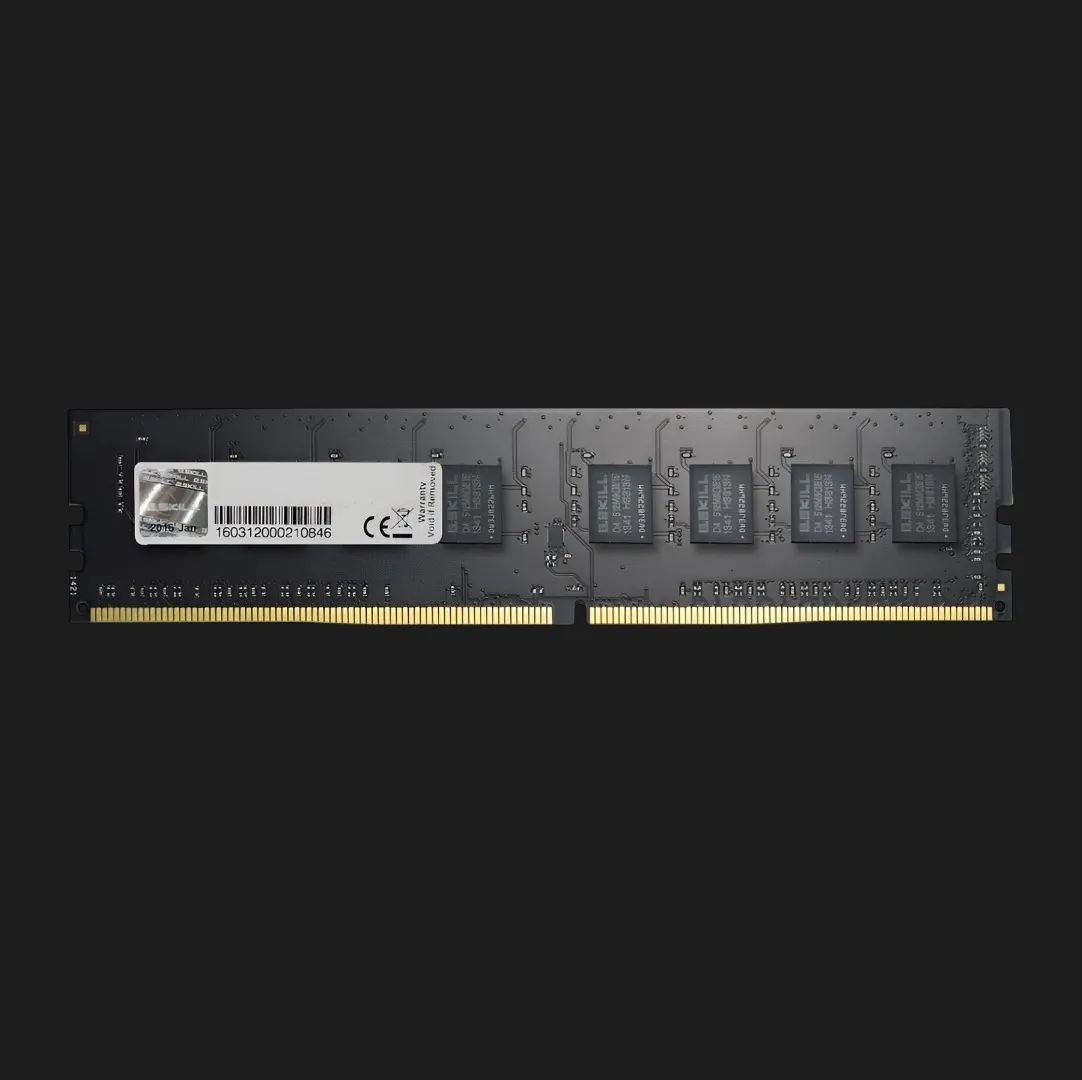 Оперативна памʼять G.Skill Value DDR4 8GB 1x8GB 2400MHz (F4-2400C17S-8GNT)