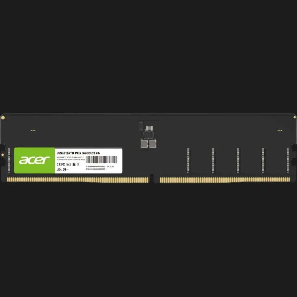 Оперативна памʼять Acer UD200 DDR5 32GB 1x32GB 5600MHz (BL.9BWWA.427)