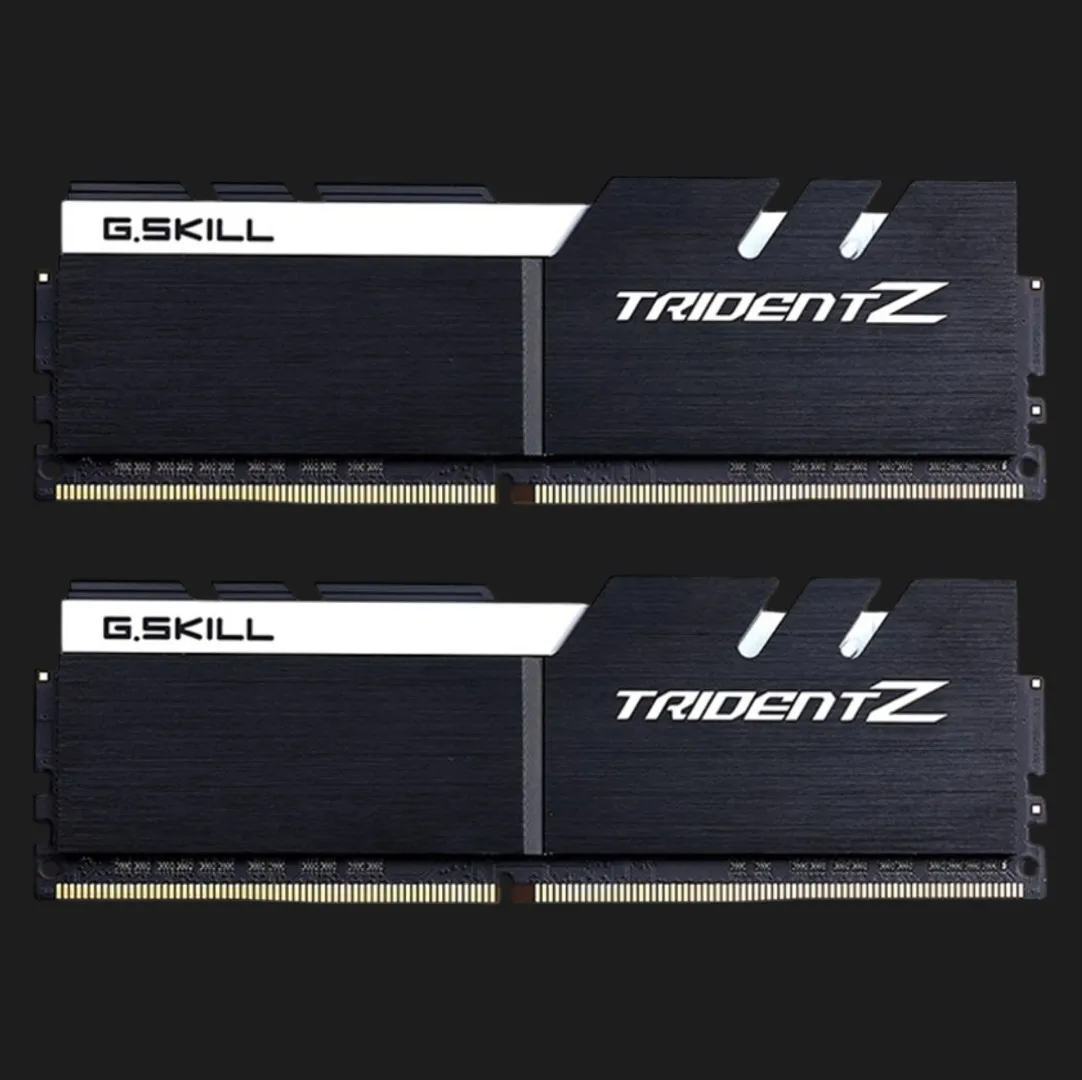 Оперативна памʼять G.Skill Trident Z DDR4 32GB 2x16GB 3600MHz (F4-3600C17D-32GTZKW)