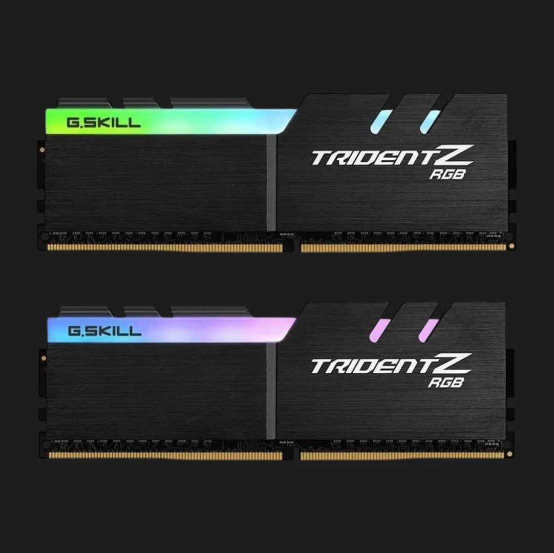 Оперативна памʼять G.Skill Trident Z RGB DDR4 32GB 2x16GB 3200MHz (F4-3200C16D-32GTZR)