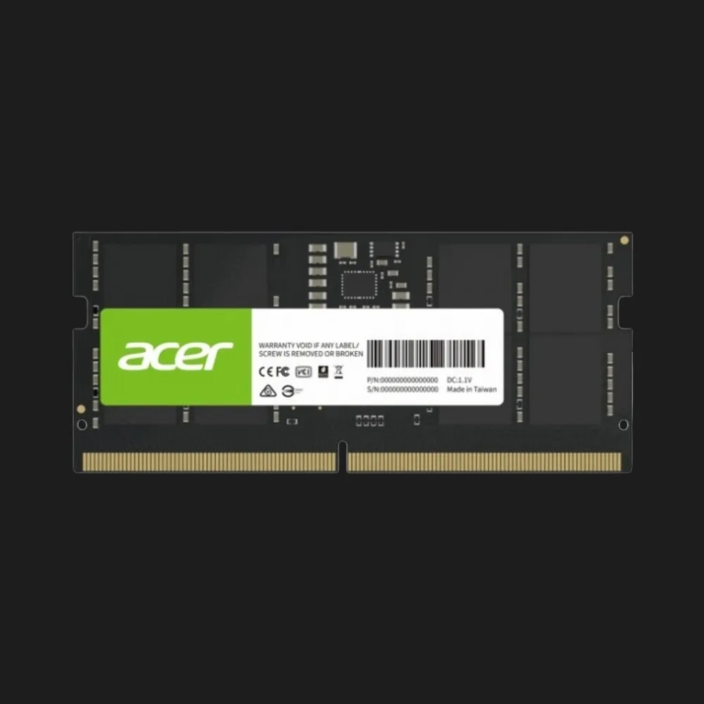 Оперативна памʼять Acer SO-DIMM  SD200 DDR5 32GB 1x32GB 5600MHz (BL.9BWWA.419)