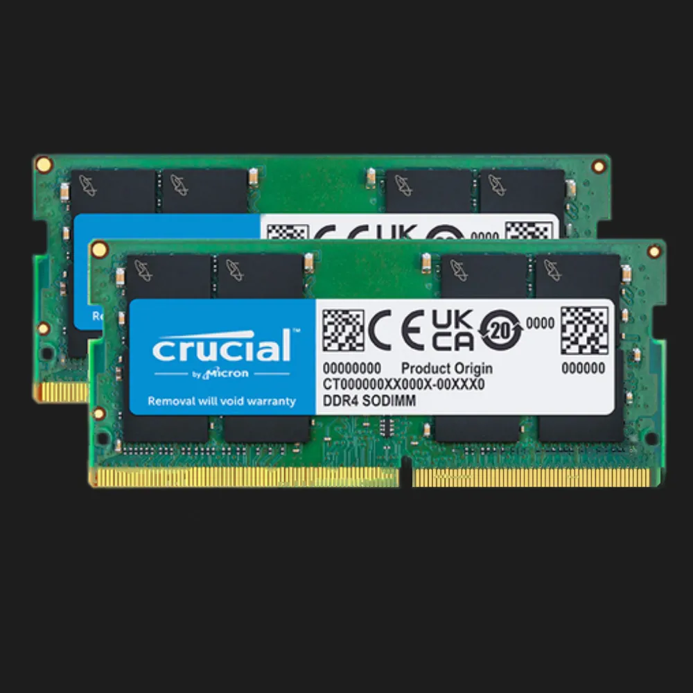 Оперативна памʼять Crucial DDR4 64GB 2x32GB 3200MHz (CT2K32G4SFD832A)