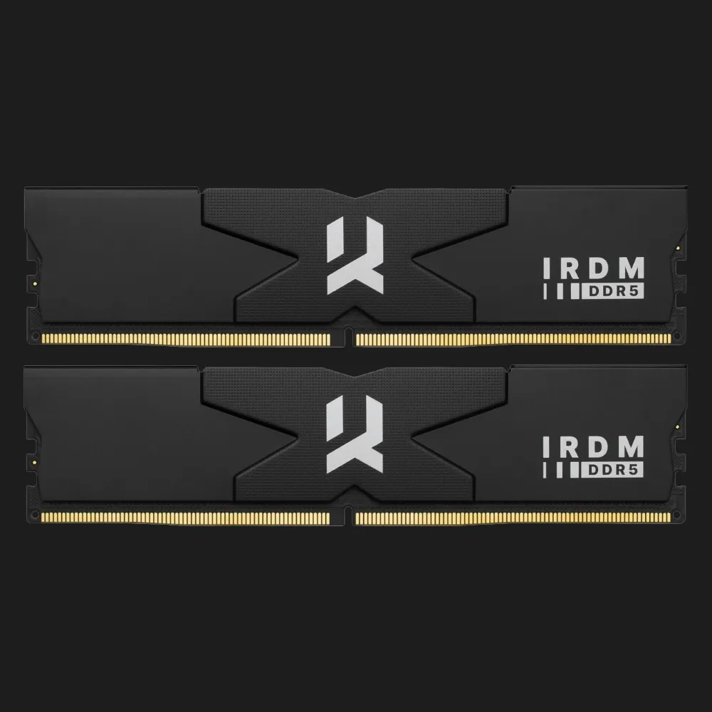 Оперативна памʼять Goodram IRDM Black DDR5 32GB 2x16GB 5600MHz (IR-5600D564L30S/32GDC)