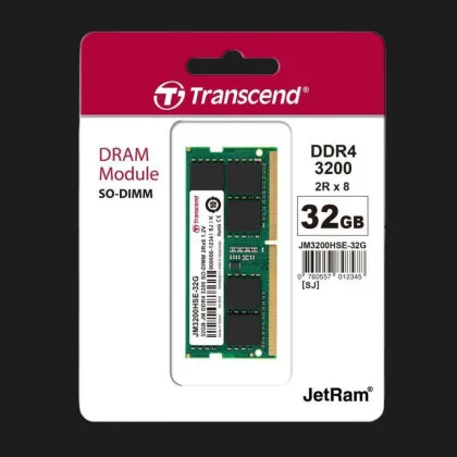 Оперативная память Transcend SO-DIMM DDR4 32GB 1x32GB 3200MHz (JM3200HSE-32G)