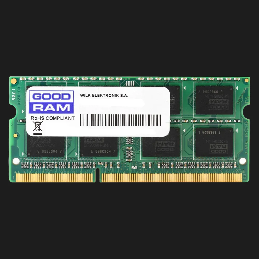 Оперативна памʼять Goodram SO-DIMM DDR3L 8GB 1x8GB 1600MHz (GR1600S3V64L11/8G)