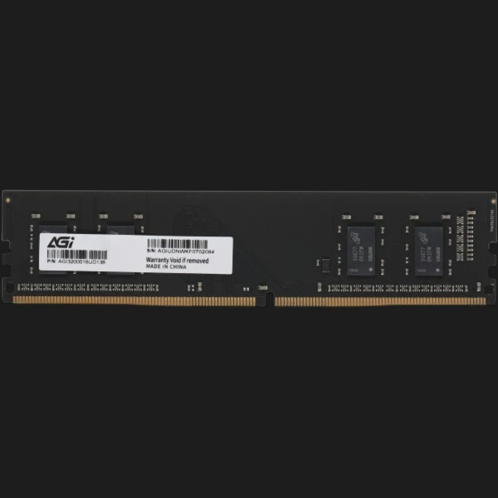 Оперативна памʼять AGI UD138 DDR4 8GB 1x8GB 3200MHz (AGI320008UD138-ST)