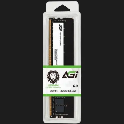 Оперативная память AGI UD138 DDR4 8GB 1x8GB 3200MHz (AGI320008UD138-ST)