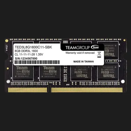 Оперативна памʼять Team Elite SO-DIMM DDR3 8GB 1x8GB 1600MHz (TED3L8G1600C11-S01)