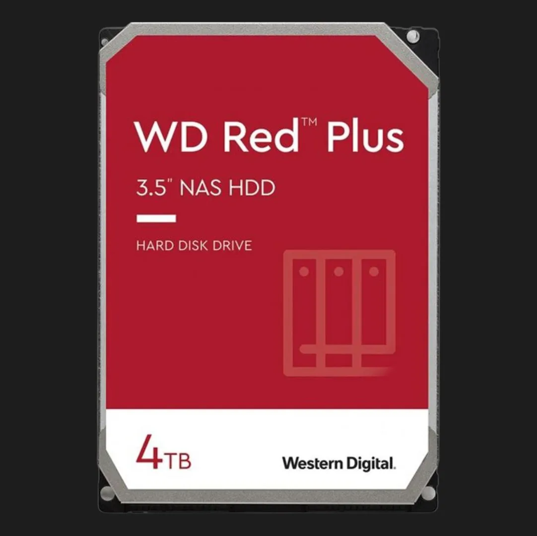 Жорсткий диск Western Digital Red Plus 4TB 3.5" 256MB 5400rpm (WD40EFPX)