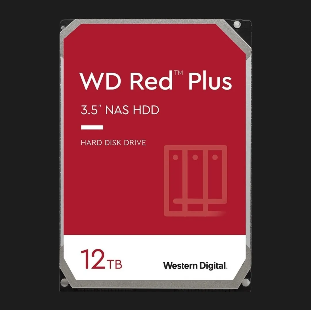 Жорсткий диск Western Digital Red Plus 12TB 3.5" 512MB 7200rpm (WD120EFGX)