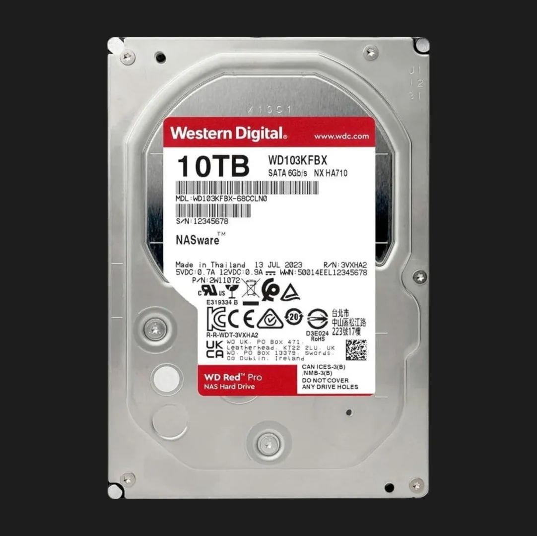 Жорсткий диск Western Digital Red Plus 10TB 3.5 256MB 5400rpm (WD101EFBX) — фото 3