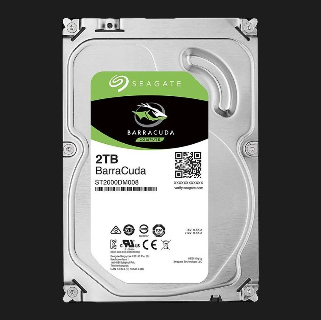 Жорсткий диск Seagate BarraCuda 2TB 3.5" 256MB 7200rpm (ST2000DM008)