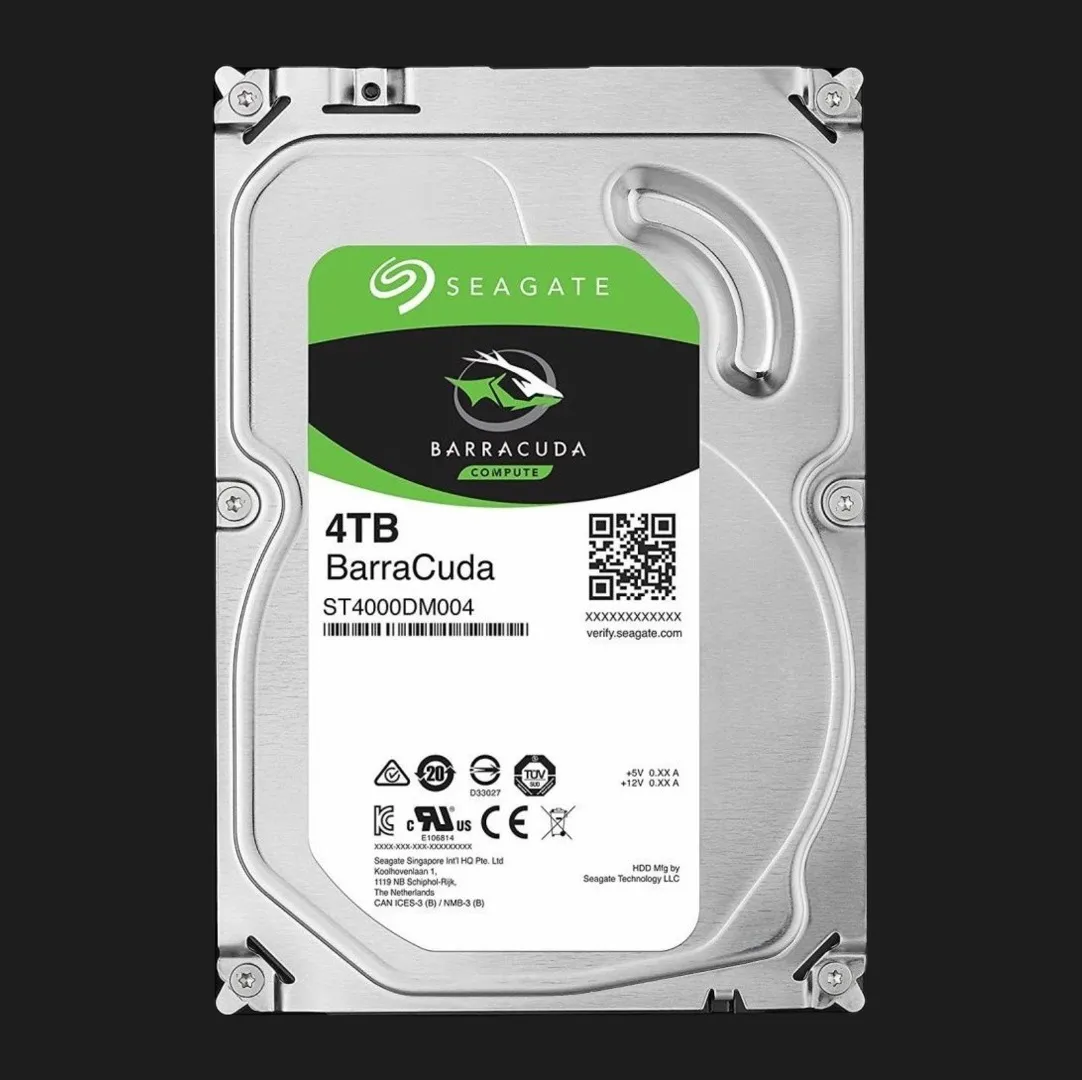 Жорсткий диск Seagate BarraCuda 4TB 3.5" 256MB 5400rpm (ST4000DM004)