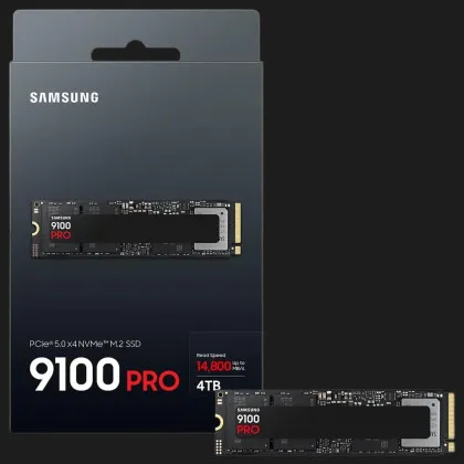 Накопичувач SSD Samsung 9100 Pro 4TB NVMe PCIe 5.0 (MZ-VAP4T0BW)
