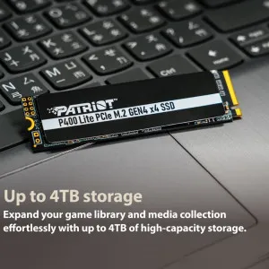 Накопичувач SSD Patriot P400 1TB NVMe PCIe 4.0 (P400LP1KGM28H)