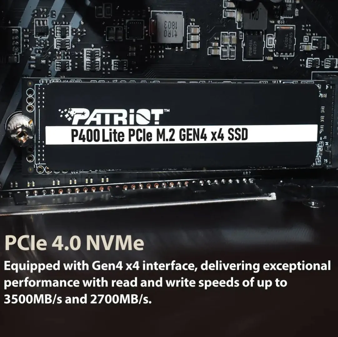 Накопичувач SSD Patriot P400 1TB NVMe PCIe 4.0 (P400LP1KGM28H) — фото 4