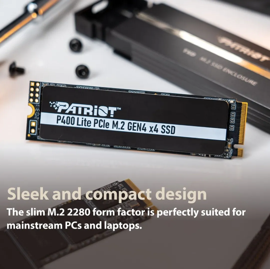 Накопичувач SSD Patriot P400 1TB NVMe PCIe 4.0 (P400LP1KGM28H) — фото 6