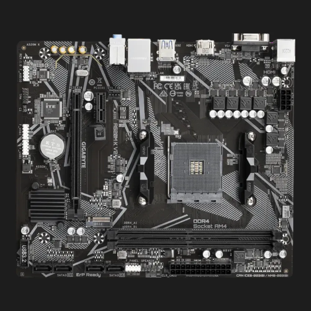 Материнская плата GIGABYTE A520M K V2 1.1 (sAM4) (A520M K V2 1.1)
