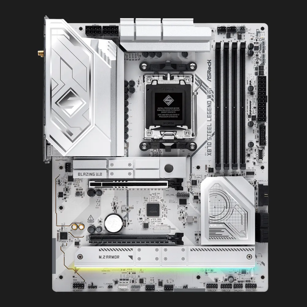 Материнська плата ASRock X870 STEEL LEGEND WIFI (sAM5) (X870 STEEL LEGEND WIFI)