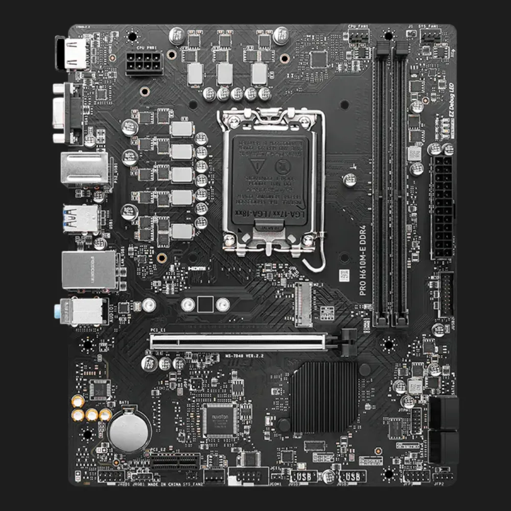 Материнская плата MSI PRO H610M-E DDR4 (s1700) (PRO H610M-E DDR4)