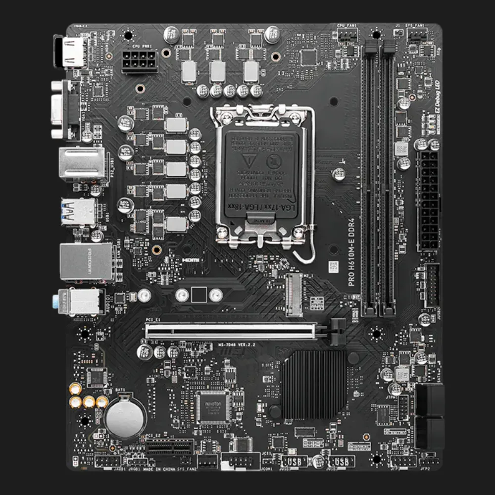 Материнська плата MSI PRO H610M-E DDR4 (PRO H610M-E DDR4)