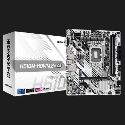 Материнська плата ASRock H610M-HDV/M.2+ D5 (s1700) (H610M-HDV/M.2+ D5)