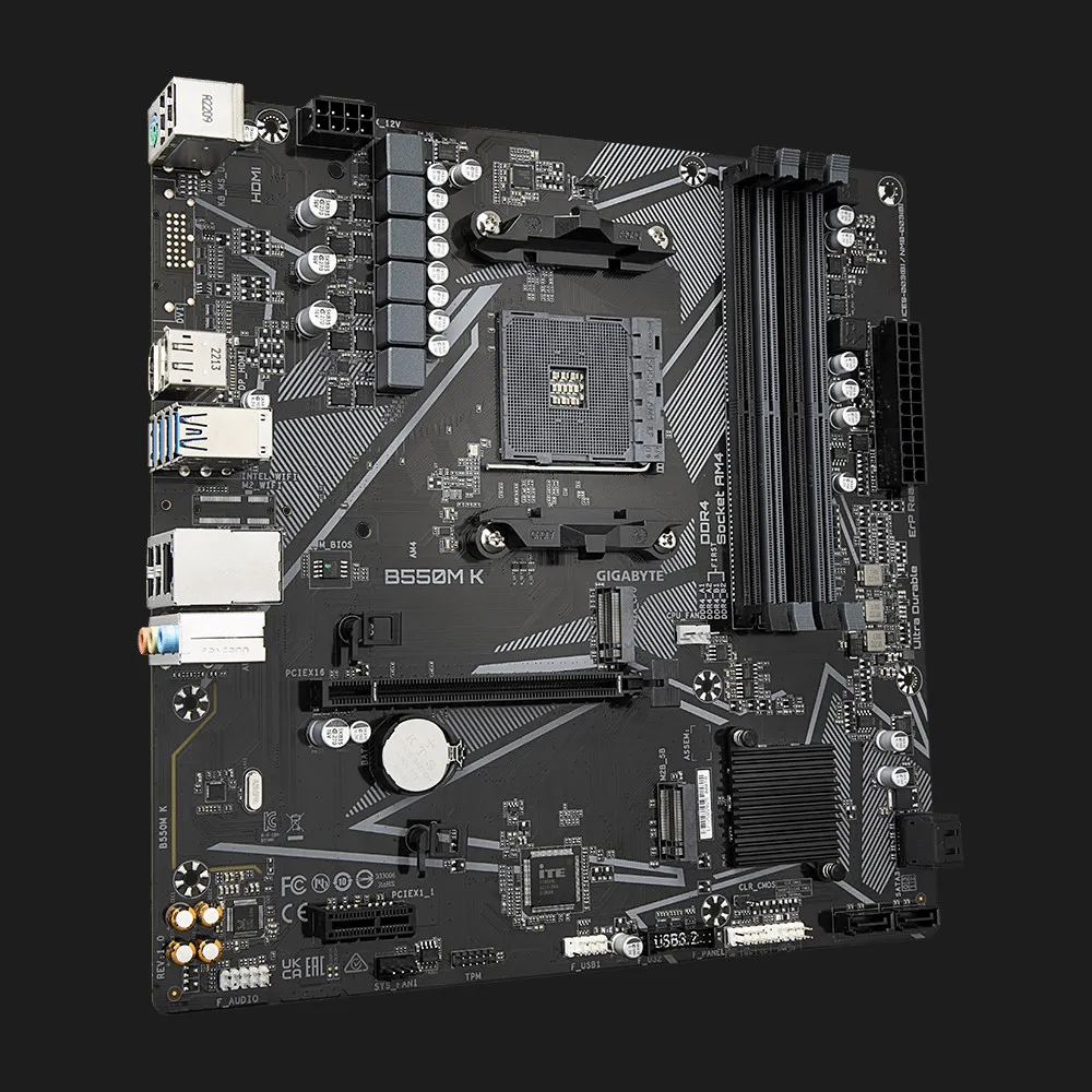 Материнская плата GIGABYTE B550M K (sAM4) (B550M K)
