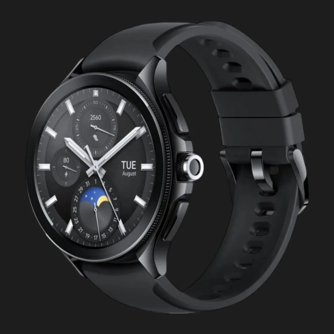 Xiaomi Watch 2 Pro Black with Black Fluororubber Strap (BHR7211GL)