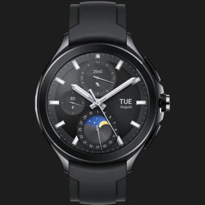Xiaomi Watch 2 Pro Black with Black Fluororubber Strap (BHR7211GL)