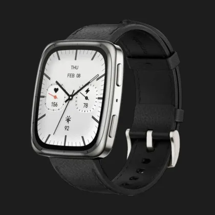 Смарт-годинник Amazfit Active 2S Black Leather Band (Black)