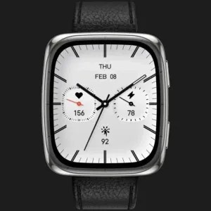 Смарт-часы Amazfit Active 2S Black Leather Band (Black)