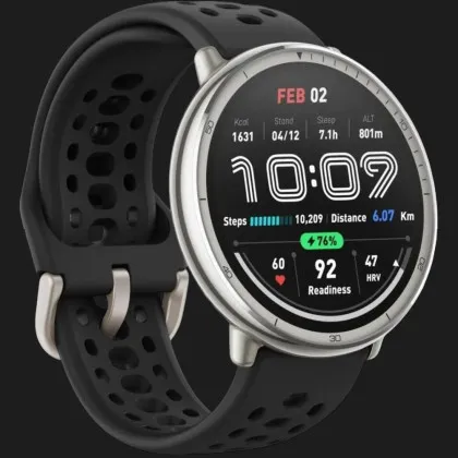 Смарт-годинник Amazfit Active 2R Black Silicone Band (Black)