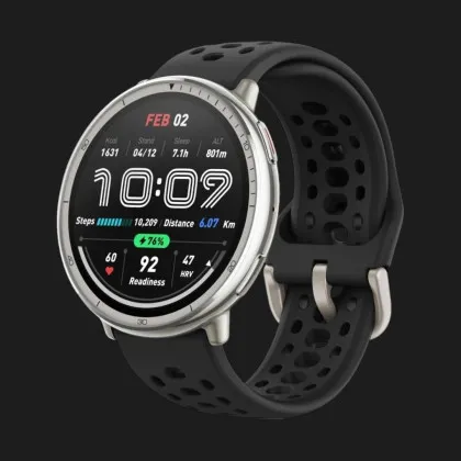 Смарт-годинник Amazfit Active 2R Black Silicone Band (Black)