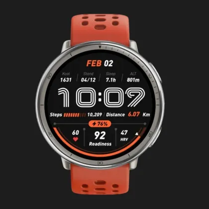 Смарт-годинник Amazfit Active 2R Red Silicone Band (Red)