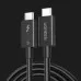 Кабель Thunderbolt 5 Ugreen L703 USB-C to USB-C 240W (45996) (Black)