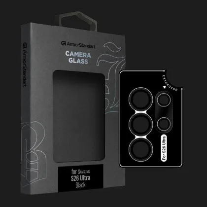 Защитное стекло для камеры ArmorStandart Supreme Black Icon для Samsung S26 Ultra (Black)
