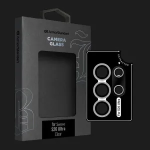 Защитное стекло для камеры ArmorStandart Supreme Black Icon для Samsung S26 Ultra (Clear) в Хмельницком
