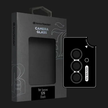 Защитное стекло для камеры ArmorStandart Supreme Black Icon для Samsung S26 (Black)