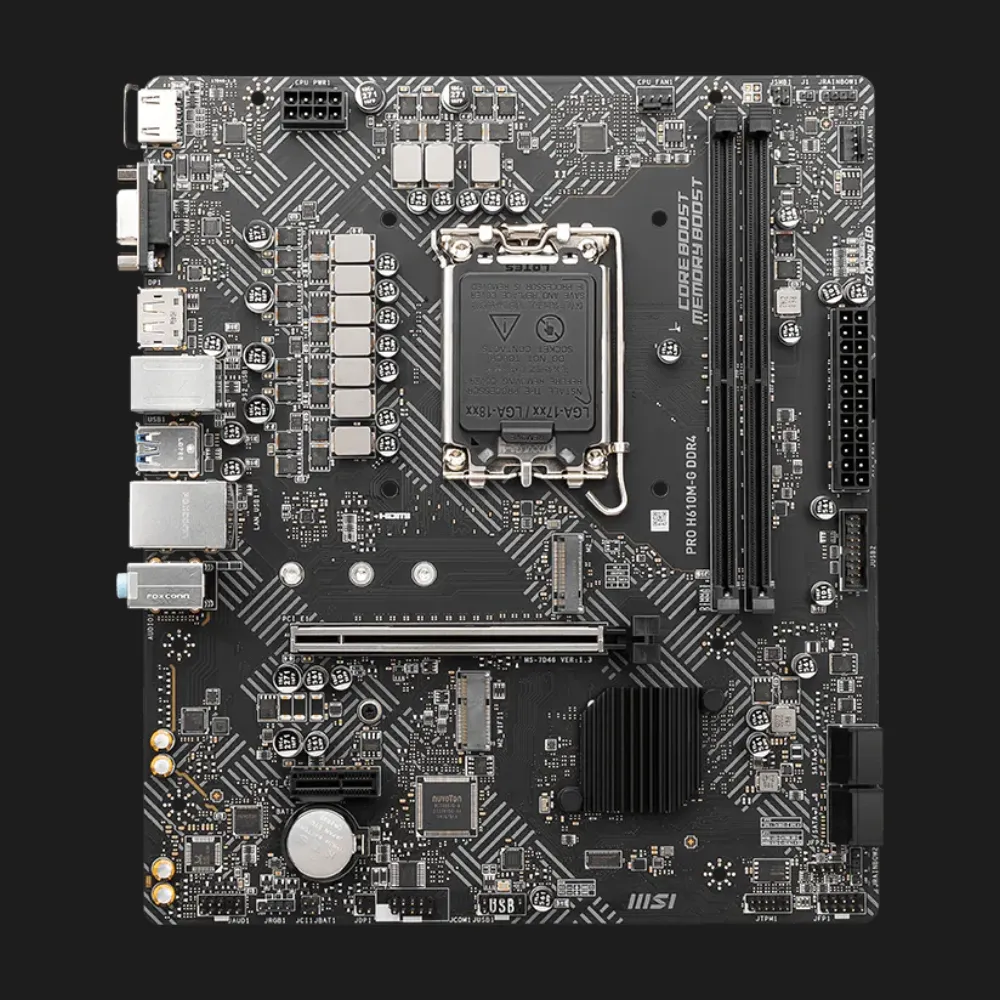Материнська плата MSI PRO H610M-G DDR4 (PRO H610M-G DDR4)