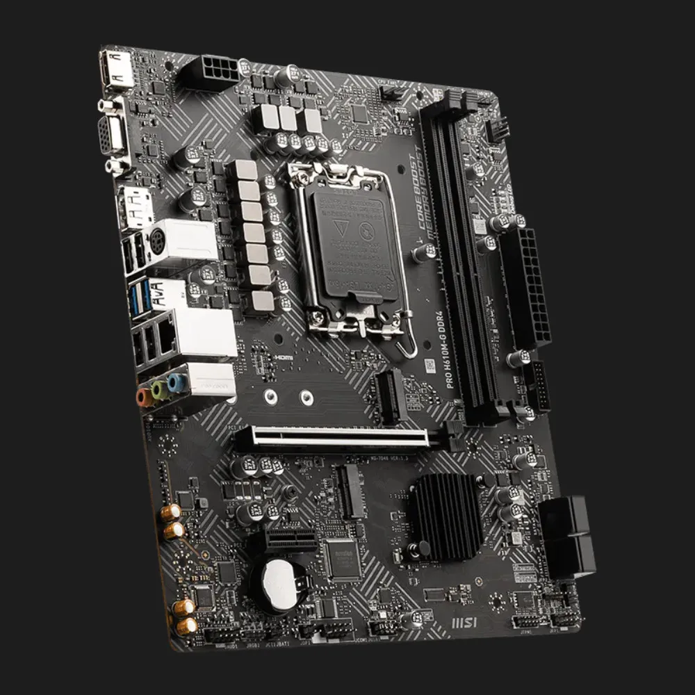 Материнская плата MSI PRO H610M-G DDR4 (s1700) (PRO H610M-G DDR4)
